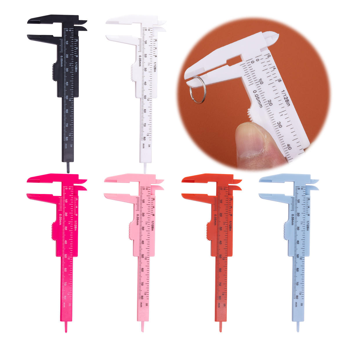 Body Jewelry Etc - 1/6szt Piercing Biżuteria Narzędzie pomiarowe Suwmiarki
