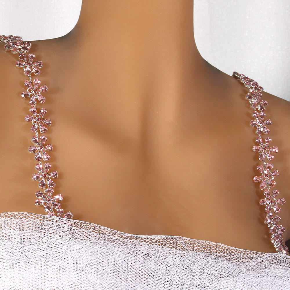 Body Jewelry Dress - Kwiatowy pasek na ramię dla kobiet,