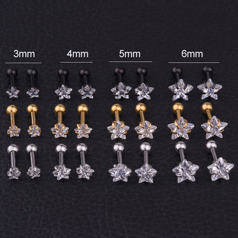 Helix Piercing Star kolczyki k – Body Jewelry Trend recenzja i cena