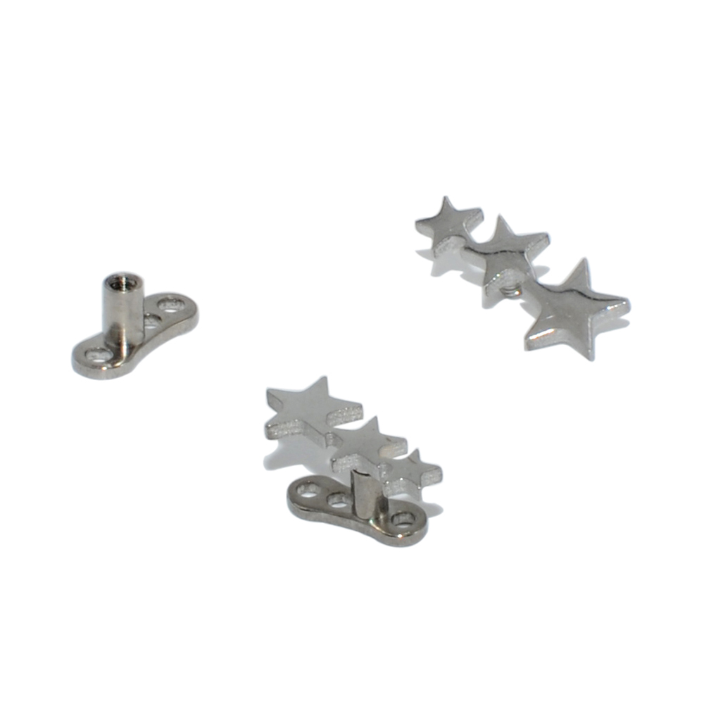 1PC stal/tytanowa podstawa Mic – Body Jewelry Dermal recenzja i cena
