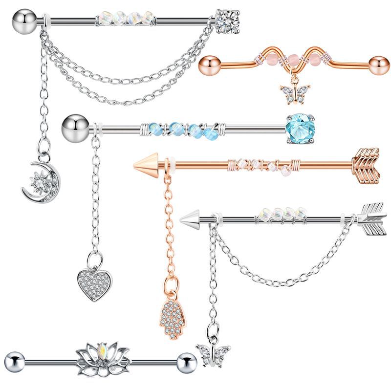1PC stal chirurgiczna przemysł – Body Jewelry Trend recenzja i cena