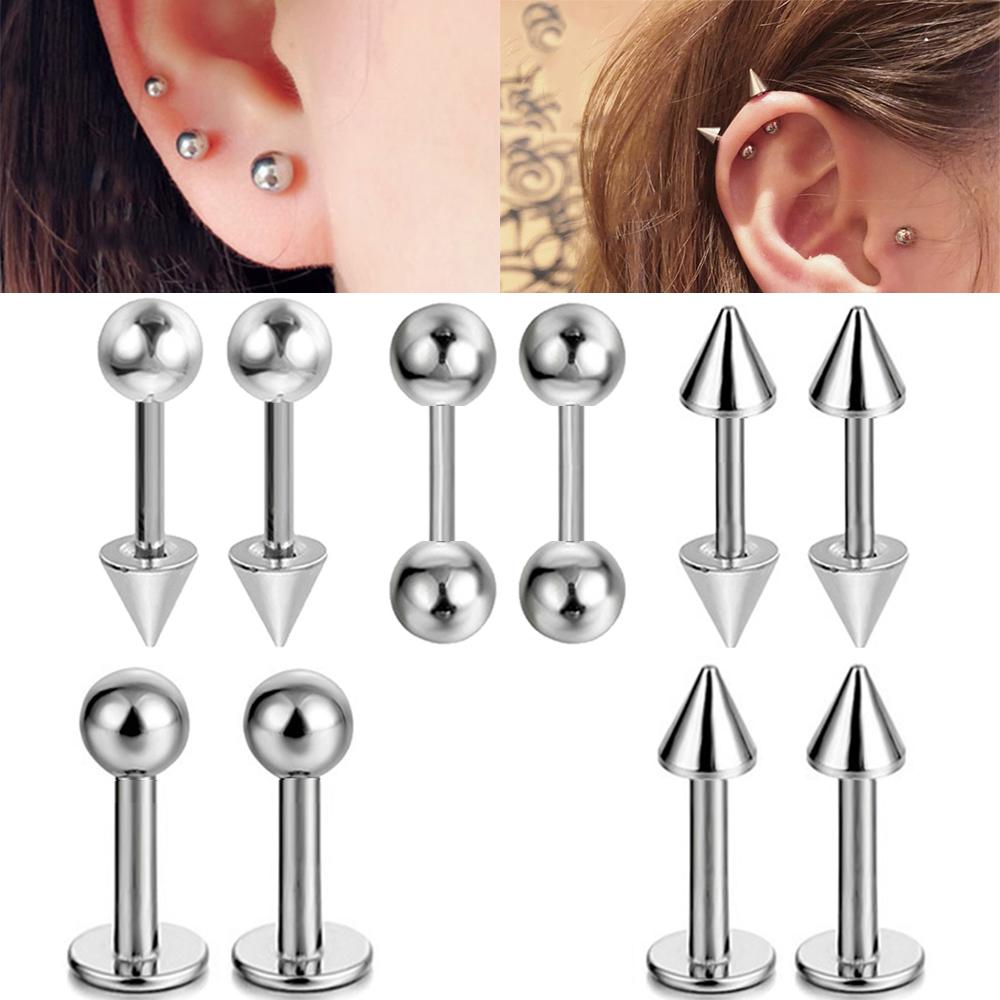 2 szt. Medyczne kolczyki labre – Body Jewelry Trend recenzja i cena