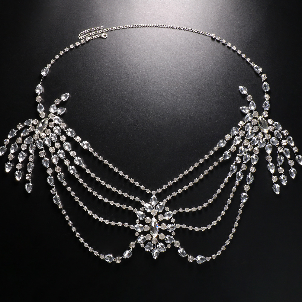 Boho kryształowy ślubny łańcus – Body Jewelry Dress recenzja i cena