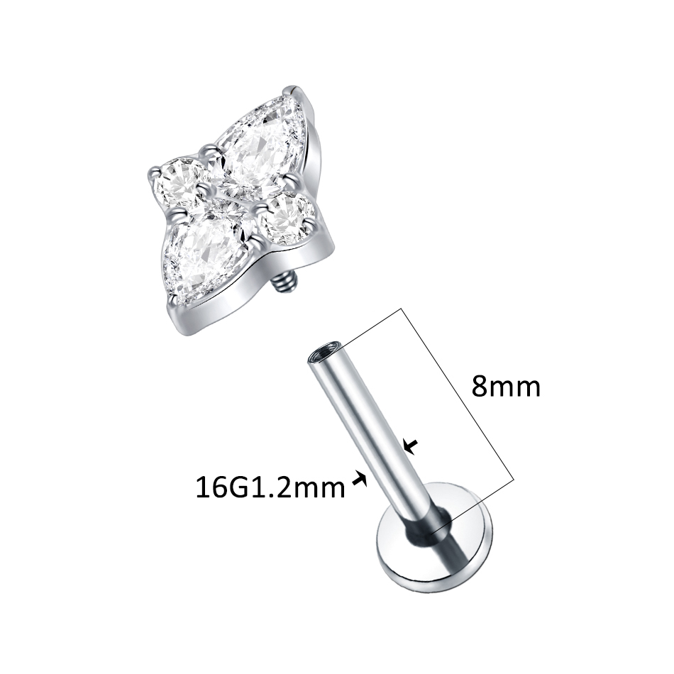 1 szt. Tytanowe kolczyki ze sz – Body Jewelry Trend recenzja i cena