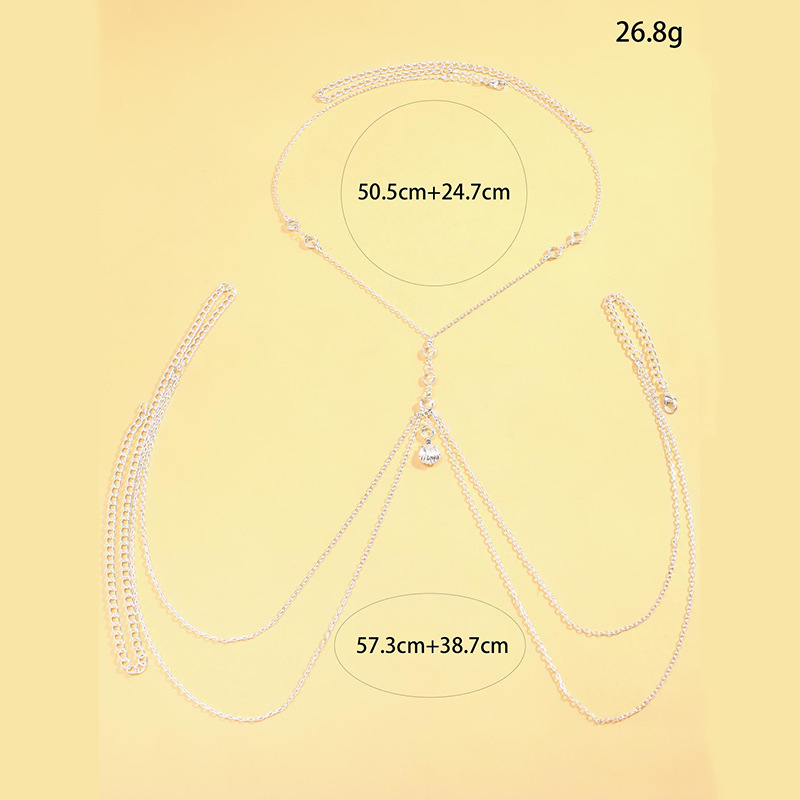 Damski srebrny łańcuszek na ci – Qualiti Body Jewelry recenzja i cena