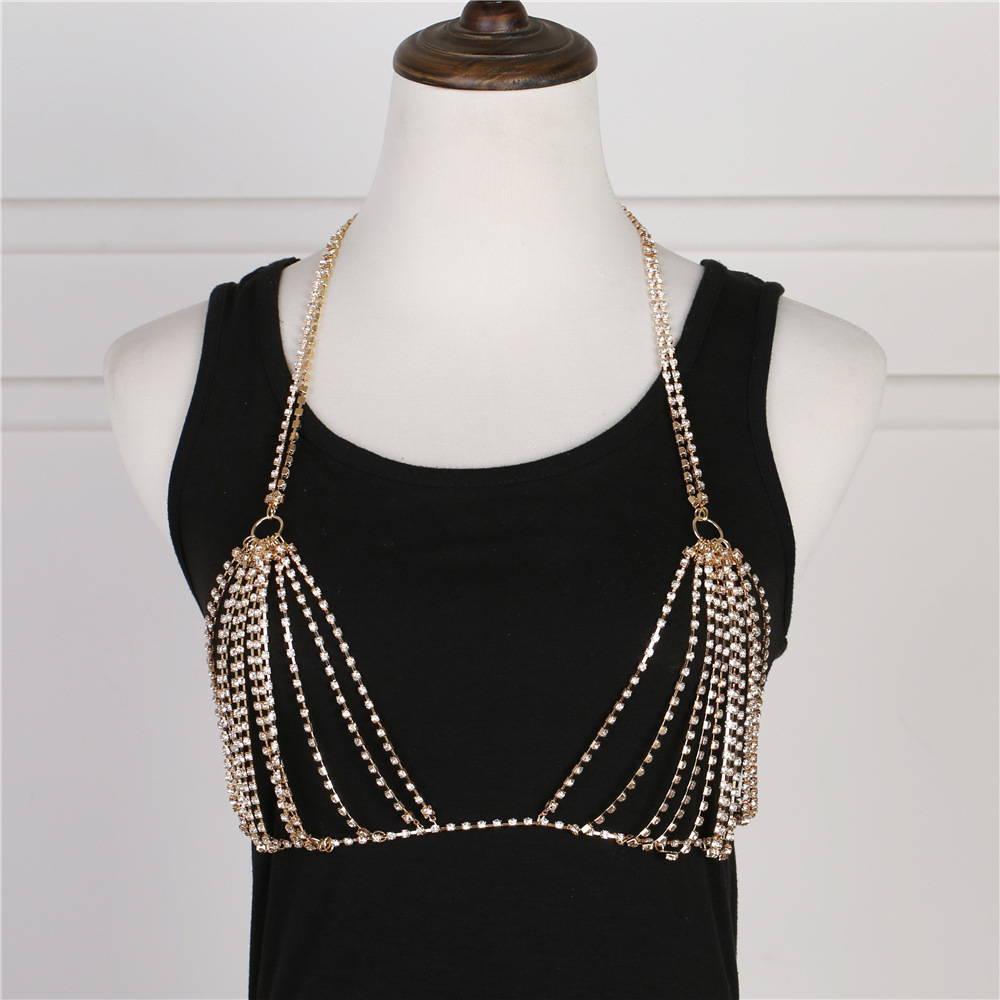 Lato Sexy błyszczący kryształ  – Body Jewelry Dress recenzja i cena